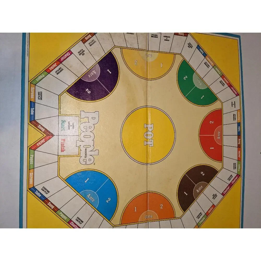 Vintage 1984 People Weekly Board Game Complete PB Family Trivia